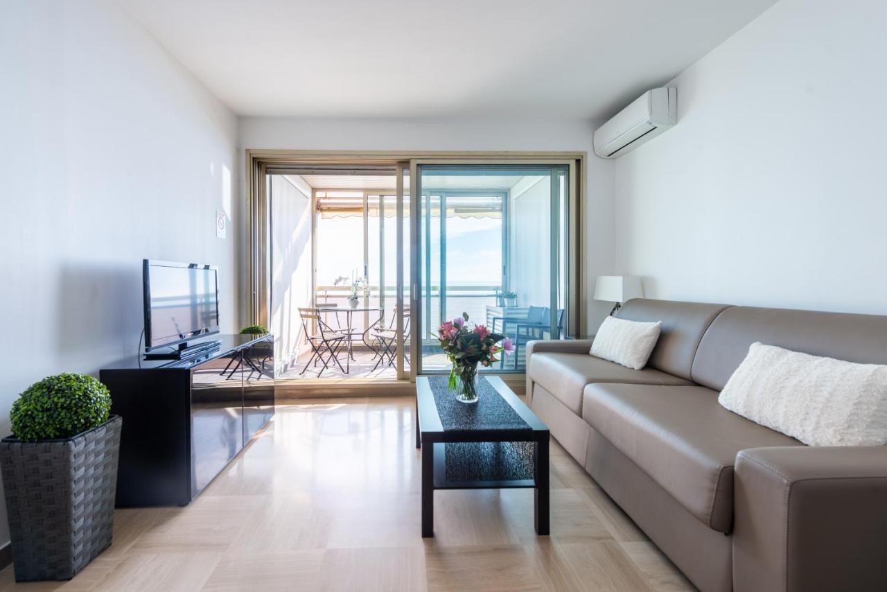 Sea Front - Panoramic Sea View Studio With Terrace نيس المظهر الخارجي الصورة