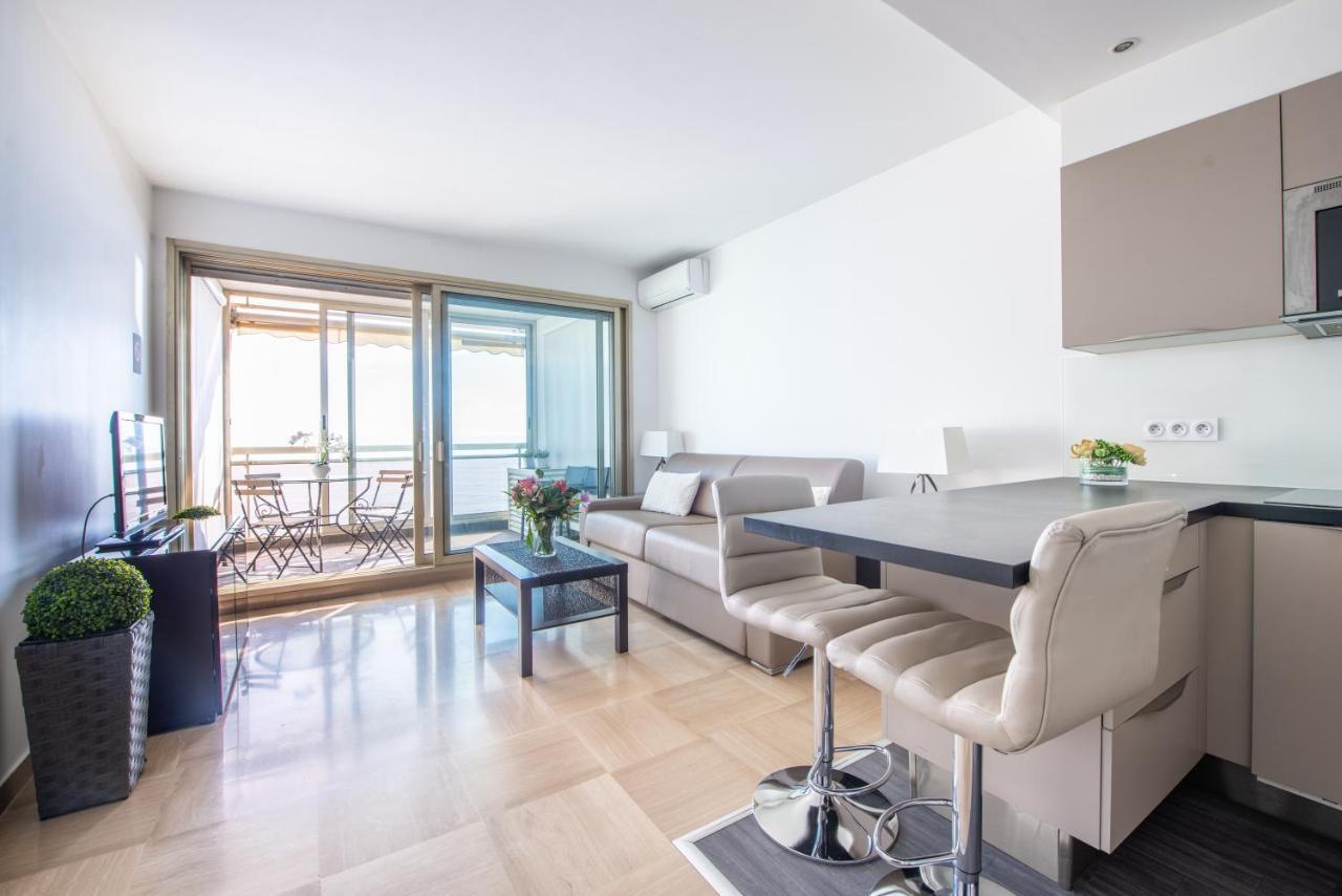 Sea Front - Panoramic Sea View Studio With Terrace نيس المظهر الخارجي الصورة